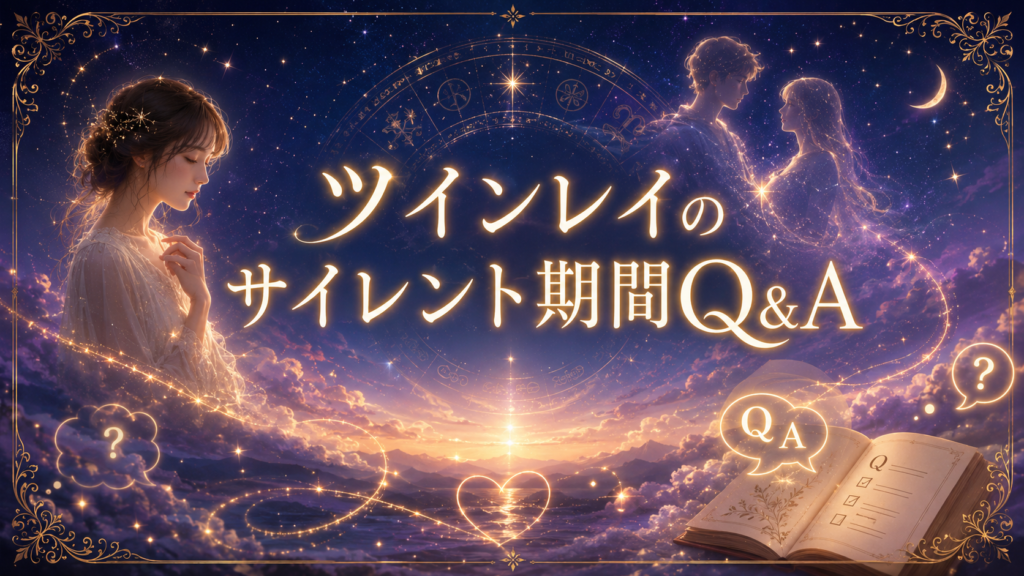 ツインレイのサイレント期間Q&A
