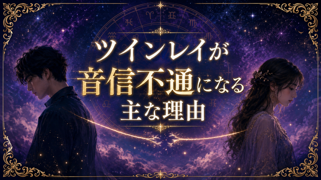 ツインレイが音信不通になる主な理由