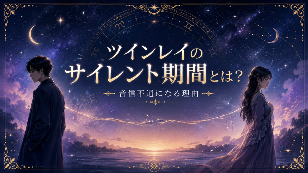ツインレイのサイレント期間とは？音信不通になる理由