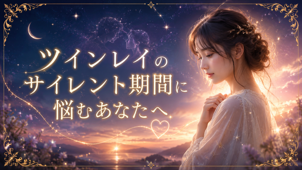 ツインレイのサイレント期間に悩むあなたへ