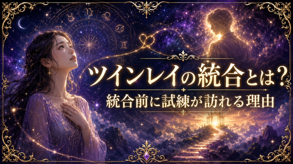 ツインレイの統合とは？統合前に試練が訪れる理由