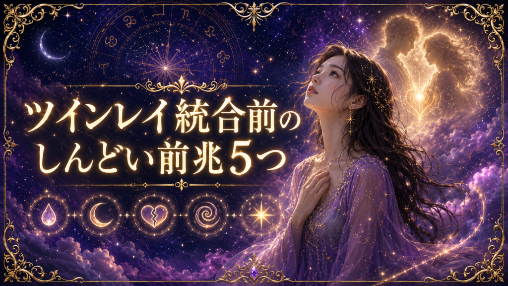 ツインレイ統合前のしんどい前兆5つ