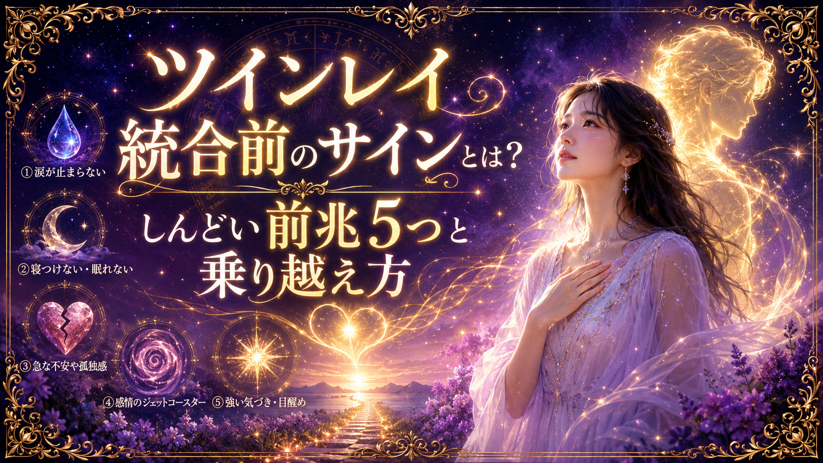 ツインレイ統合前のサインとは？しんどい前兆5つと乗り越え方