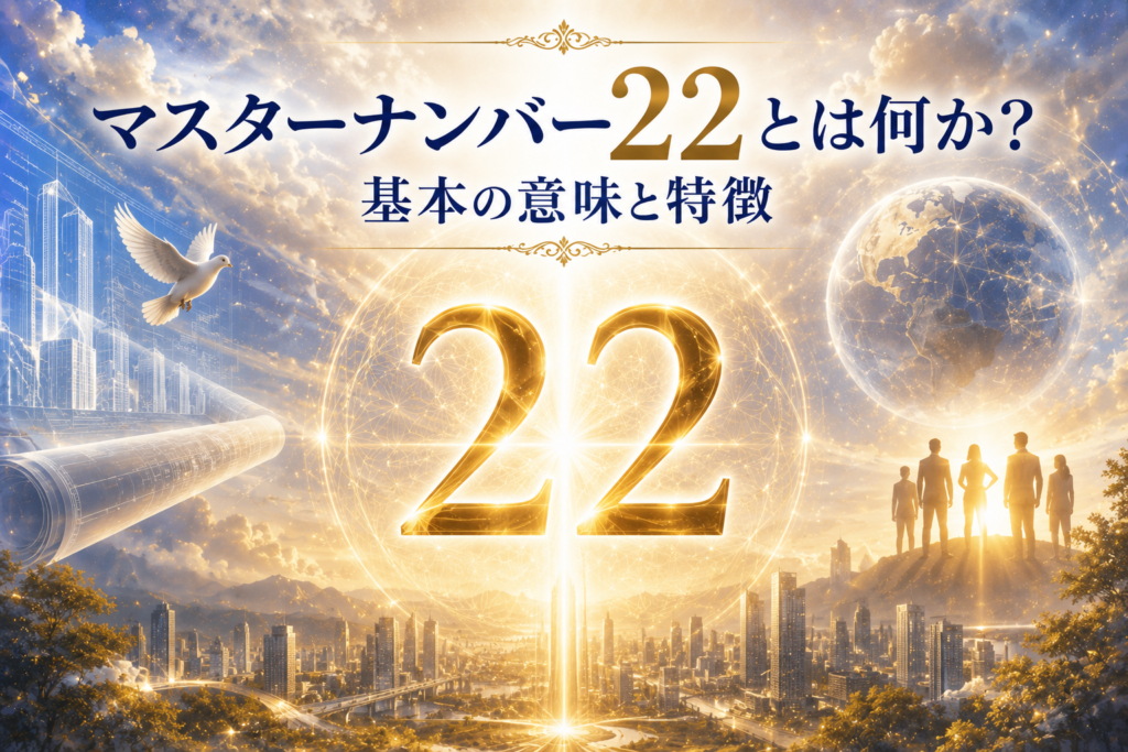 マスターナンバー【22】とは何か？基本の意味と特徴