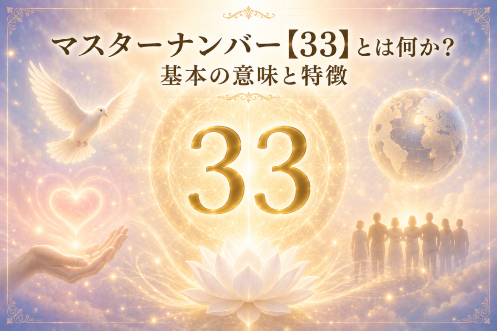 マスターナンバー【33】とは何か？基本の意味と特徴