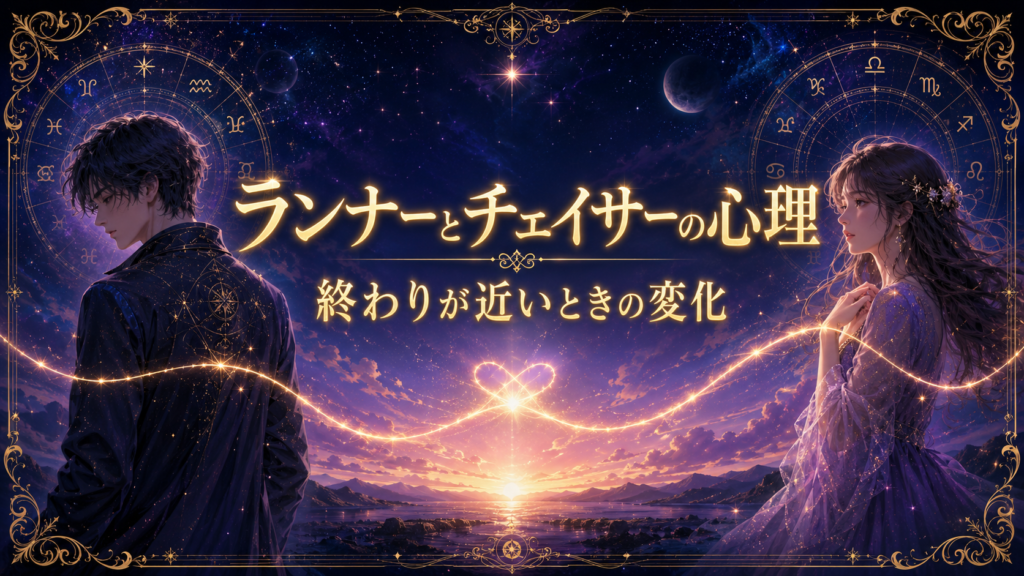 ランナーとチェイサーの心理｜終わりが近いときの変化