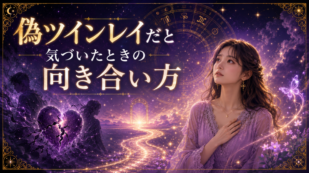 偽ツインレイだと気づいたときの向き合い方
