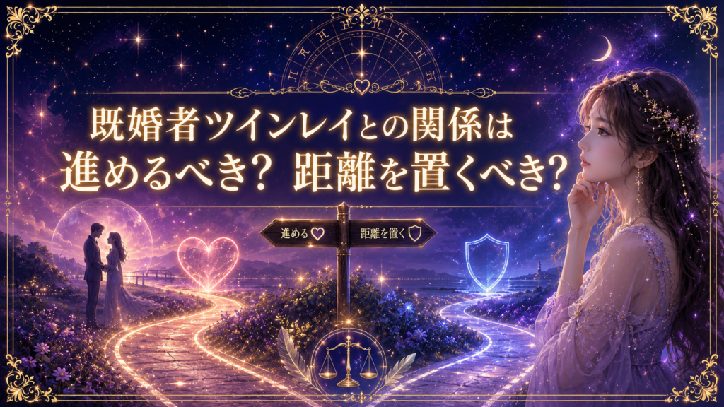 既婚者ツインレイとの関係は進めるべき？距離を置くべき？