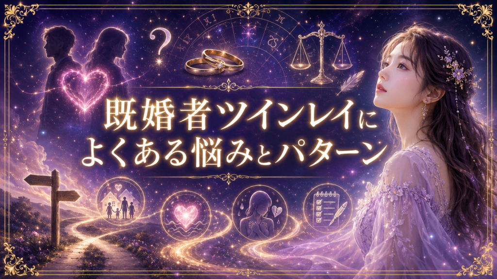 既婚者ツインレイによくある悩みとパターン