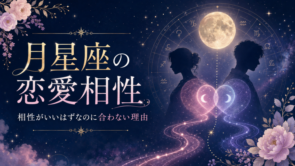 月星座の恋愛相性｜相性がいいはずなのに合わない理由