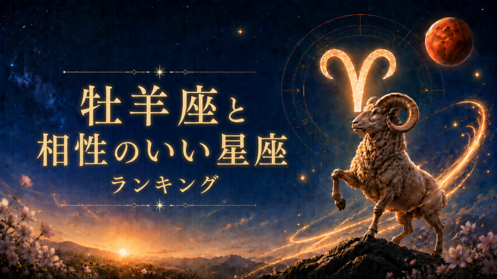 牡羊座と相性のいい星座ランキング
