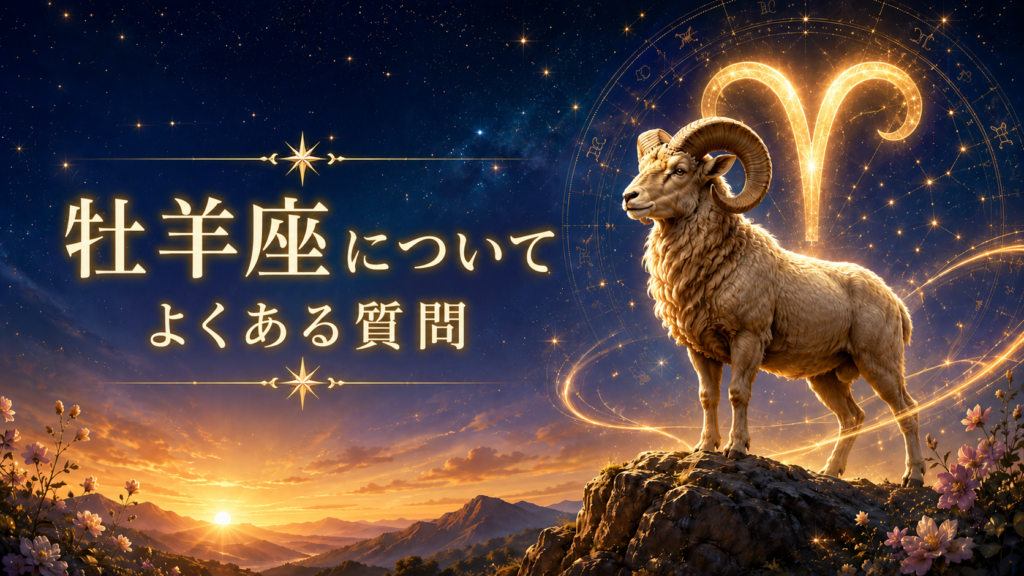 牡羊座についてよくある質問