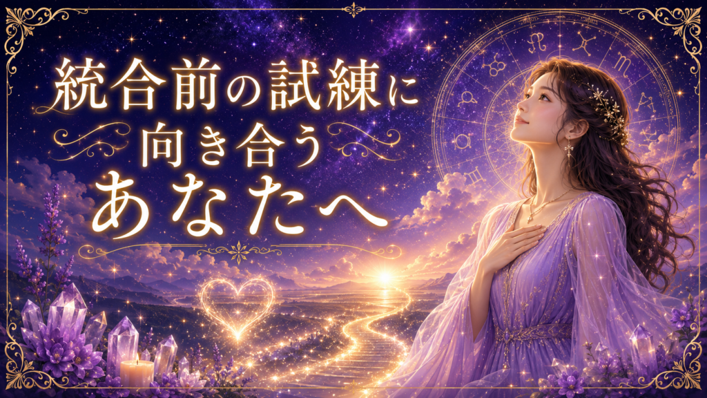 統合前の試練に向き合うあなたへ