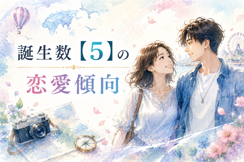 誕生数【5】の恋愛傾向