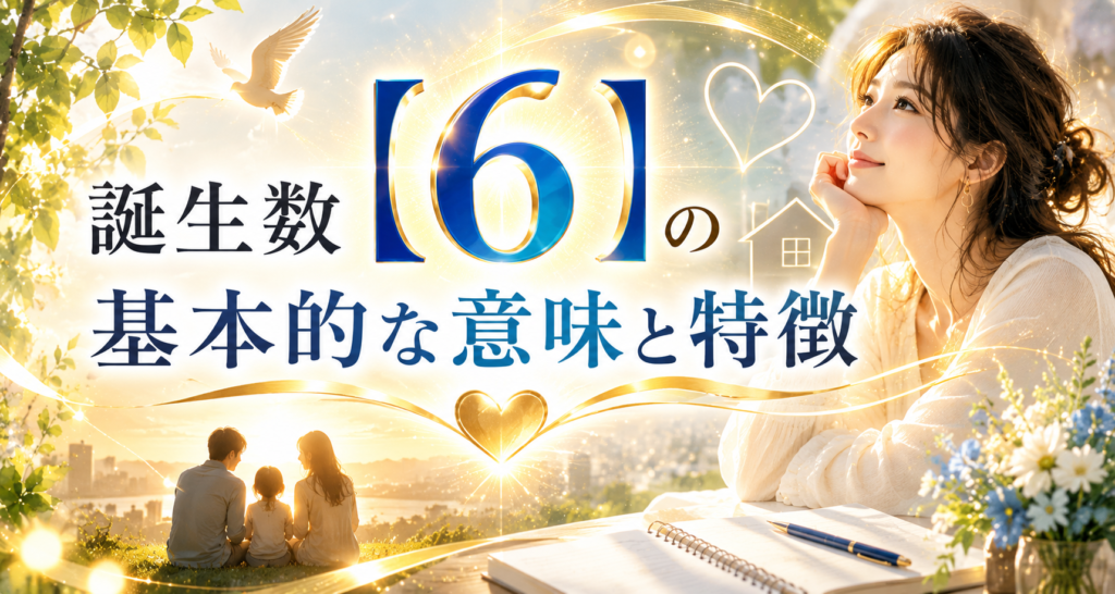 誕生数【6】の基本的な意味と特徴
