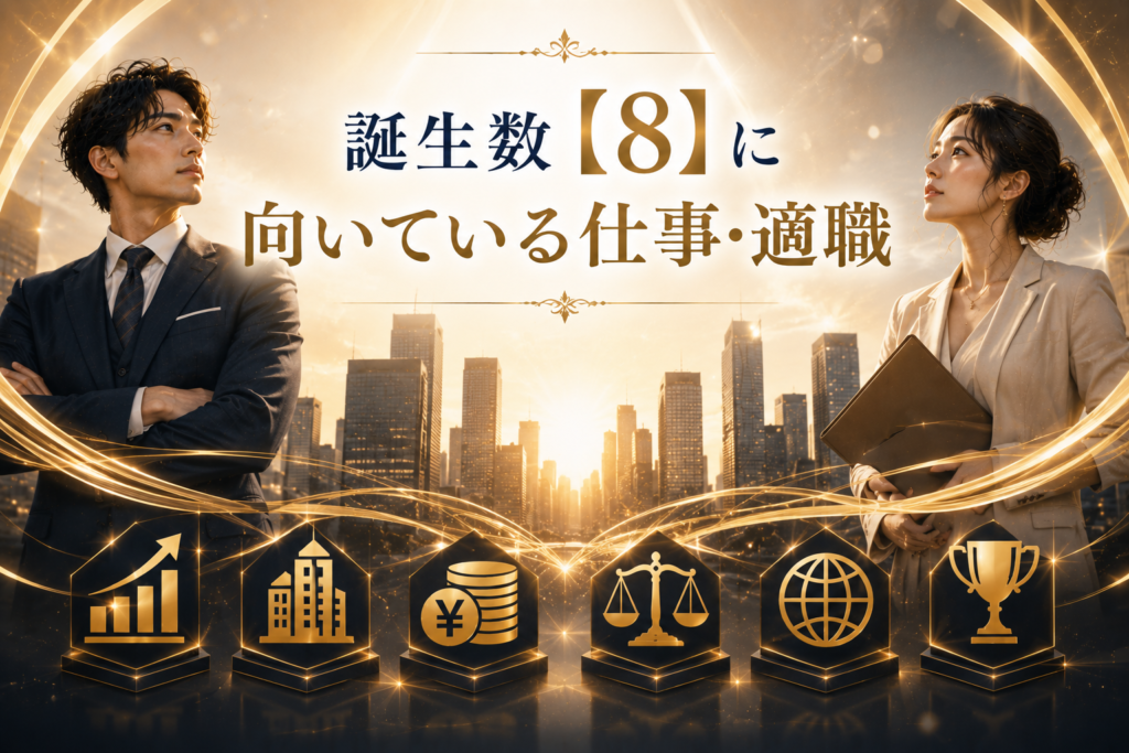誕生数【8】に向いている仕事・適職